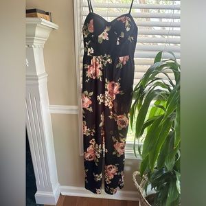 Floral Jumpsuit Medium